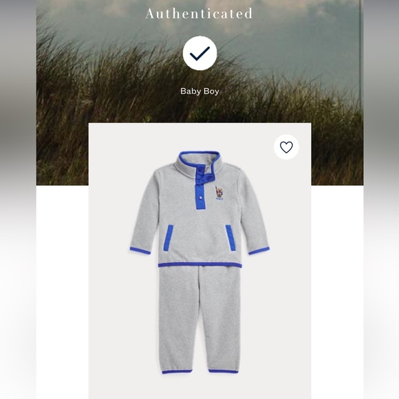 NWT Polo Bear Fleece Pullover & Pant Set - Picture 3 of 6